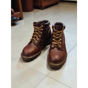 Dr. Martens 939 Made in England Brown Leather 6-Eye Boots UK6 /US 7Mens/8 Womens